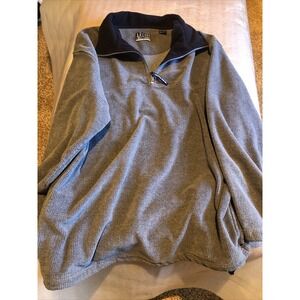 Arctic Zone Mens Pullover Fleece Size XLarge Blue With Pockets Warm Cold Weather